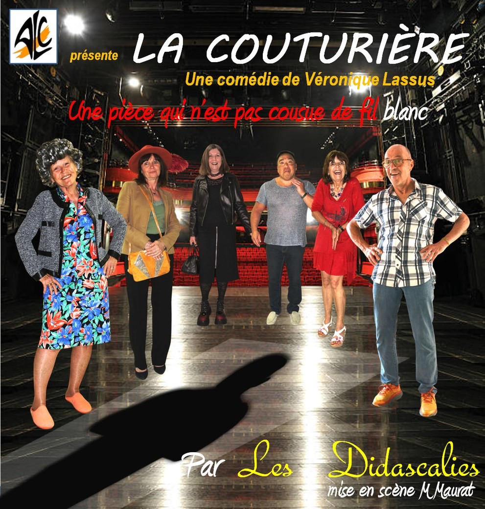 Affiche de La Couturière, sans les informations de l’ancienne représentation